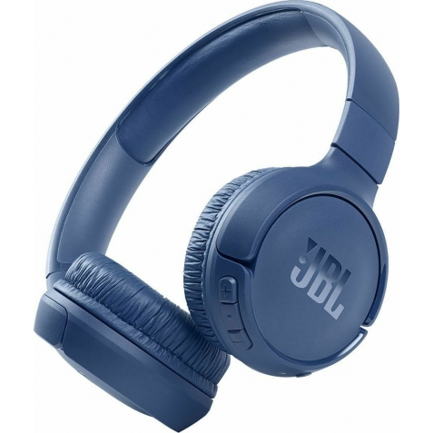 JBL Tune 510BT Ασύρματα Bluetooth On Ear Ακουστικά με 40 ώρες Λειτουργίας Μπλε JBLT510BTBLUEU