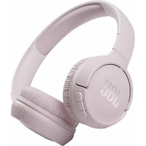 JBL Tune 510BT Ασύρματα Bluetooth On Ear Ακουστικά με 40 ώρες Λειτουργίας Ροζ JBLT510BTROSEU