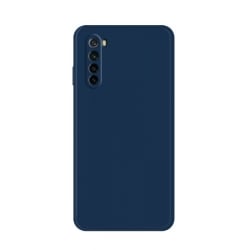 Θήκη Xiaomi Redmi Note 8 / Note 8 2021 Σιλικόνης Μπλε Solid Color Imitation Liquid Silicone Straight Edge Dropproof Blue