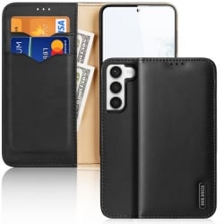 Samsung Galaxy S23 5G Θήκη Βιβλίο Μαύρο Dux Ducis Hivo Case Flip Cover Wallet Stand RFID Blocking Black