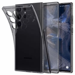 Samsung Galaxy S23 Ultra 5G Θήκη Φιμέ Spigen Liquid Crystal Back Cover Space Crystal ACS05611