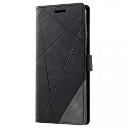 Xiaomi Redmi Note 11 Pro / Note 11 Pro 5G Θήκη Βιβλίο Μαύρο Skin Feel Splicing Phone Case Black