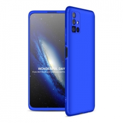 Samsung Galaxy M51 Σκληρή Θήκη Μπλε GKK Full Coverage Protective Hard Case Blue