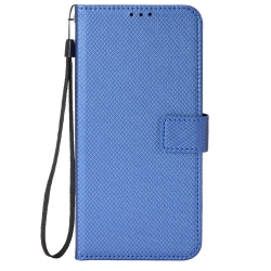 TCL 403 Θήκη Βιβλίο Μπλε Diamond Texture Phone Case Blue