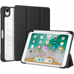 iPad Mini 6 2021 Θήκη Μαύρη Dux Ducis Toby Αrmored Τough Smart Cover with a Ηolder for Apple Pencil black
