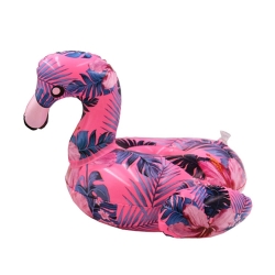 Φουσκωτή Θήκη Ποτού Pattern Flamingo Shape Inflatable Coaster Water Floating Drink Cup Holder
