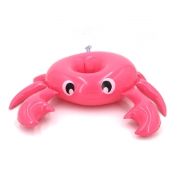 Φουσκωτή Θήκη Ποτού Crab Shape Inflatable Floating Drink Coaster, Middle Ring Diameter: 7.5cm