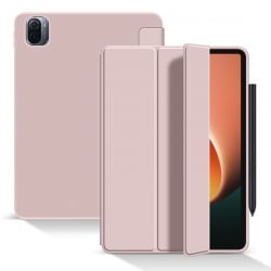 Xiaomi Pad 5 / Pad 5 Pro 11.0'' Θήκη Απαλό Ροζ Skin Feel Matte Honeycomb Tablet Case with Tri-fold Bracket Light Pink