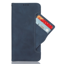 Xiaomi Redmi Note 12 5G / Xiaomi Poco X5 5G Θήκη Βιβλίο Μπλε Skin Feel Calf Texture Card Slots Phone Case Blue