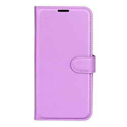 Xiaomi Redmi Note 11 Pro+ 5G Θήκη Βιβλίο Μωβ Litchi Texture Horizontal Flip Case Purple