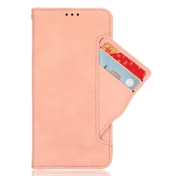 Xiaomi Redmi Note 12 5G / Xiaomi Poco X5 5G Θήκη Βιβλίο Ροζ Skin Feel Calf Texture Card Slots Phone Case Pink