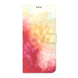 Xiaomi Redmi 12C Θήκη Βιβλίο Watercolor Pattern Flip Phone Case Spring Cherry