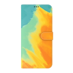 Xiaomi Redmi 12C Θήκη Βιβλίο Watercolor Pattern Flip Phone Case Autumn Leaf