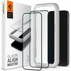 iPhone 14 / 13 / 13 Pro Spigen (x2.Pack) GLAS.tR ALIGNmaster Full Cover HD Premium Tempered Glass AGL03387