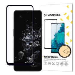 OnePlus 10T 5G Προστατευτικό Τζαμάκι Μαύρο Wozinsky Full Glue Full Screen Tempered Glass Black