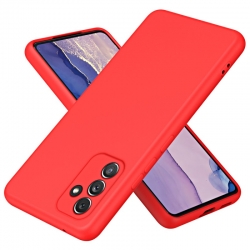 Samsung Galaxy A34 5G Θήκη Σιλικόνης Κόκκινη Slim Fit Liquid Silicone Case Red