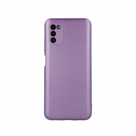 Samsung Galaxy A34 5G Θήκη Σιλικόνης Μωβ Metallic Silicone Case Violet