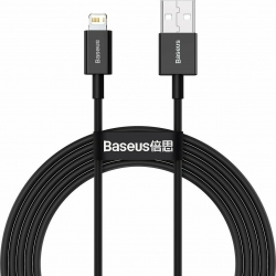 Baseus Superior Series USB to Lightning Cable Μαύρο 1m Fast Charging Data Cable 2,4A (CALYS-A01)