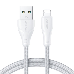 Joyroom S-UL012A11 Braided USB-A to Lightning Cable Λευκό 2.4A 2m