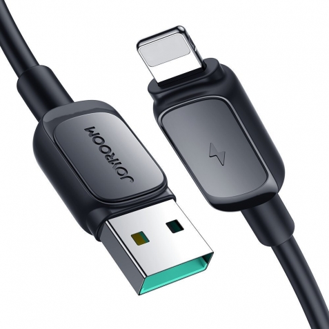 Joyroom USB-A to Lightning Cable Μαύρο 2.4A 1.2m (S-AL012A14)