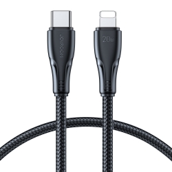 Joyroom S-CL020A11 Braided USB-C to Lightning Cable 20W Μαύρο 1.2m