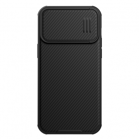iPhone 14 Pro Max Θήκη Μαύρη Nillkin CamShield S Case Armored Cover Camera Cover Black