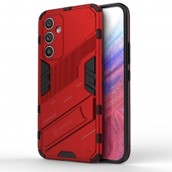 Samsung Galaxy A54 5G Σκληρή Θήκη Κόκκινη Με Σταντ Punk Armor 2 in 1 PC + TPU Phone Case Red