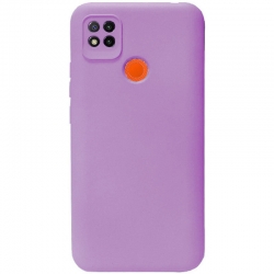 Xiaomi Redmi 9C / Redmi 10A Θήκη Σιλικόνης Μωβ Soft Touch Silicone Rubber Soft Case Purple