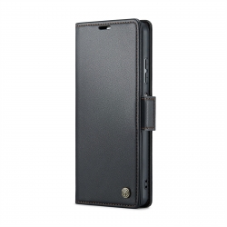 Xiaomi Redmi Note 12 Pro 5G / Xiaomi Poco X5 Pro 5G Θήκη Βιβλίο Μαύρο CaseMe 023 Litchi Texture Phone Case Black