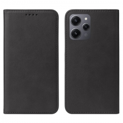 Xiaomi Redmi 12 Θήκη Βιβλίο Μαύρο Magnetic Closure Phone Case Black