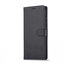 Xiaomi Redmi 12 Θήκη Βιβλίο Μαύρο LC.IMEEKE Calf Texture Phone Case Black