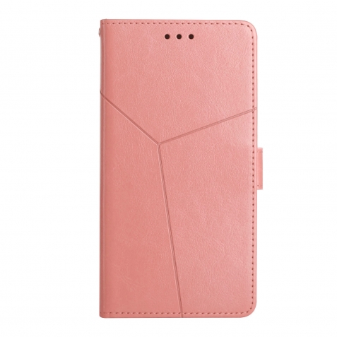 Xiaomi Redmi 9A / 9AT Θήκη Βιβλίο Ροζ Χρυσό Y Stitching Horizontal Flip Phone Case Rose Gold