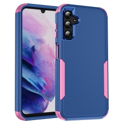 Samsung Galaxy A14 4G / A14 5G Σκληρή Θήκη Μπλε Ροζ TPU + PC Shockproof Protective Phone Case Royal Blue - Pink