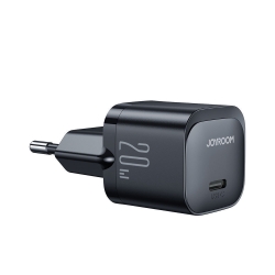 Joyroom Φορτιστής Χωρίς Καλώδιο με Θύρα USB-C 20W Power Delivery Μαύρος (JR-TCF02)