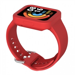 Λουράκι Xiaomi Redmi Watch 2 / Watch 2 Lite Κόκκινο Solid Color Silicone Integrated Watch Band Red
