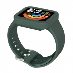 Λουράκι Xiaomi Redmi Watch 2 / Watch 2 Lite Σκούρο Πράσινο Solid Color Silicone Integrated Watch Band Pine Green