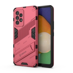 Samsung Galaxy A53 5G Σκληρή Θήκη Ροζ Με Σταντ Punk Armor 2 in 1 PC + TPU Phone Case Pink