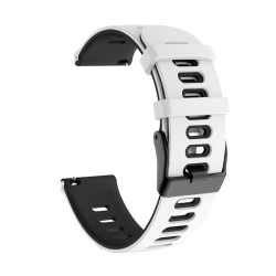 Λουράκι Huawei Watch GT3 46mm Λευκό Μαύρο 22mm Mixed-Color Silicone Watch Band White Black