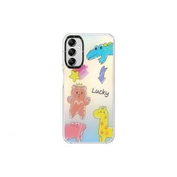 Samsung Galaxy A14 4G / A14 5G Θήκη Σιλικόνης Με Σχέδιο Iridescent With Assorted Designs Phone Case Animals