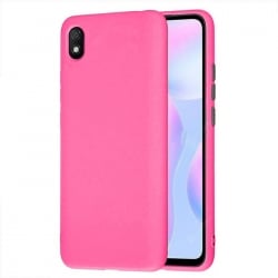 Θήκη Xiaomi Redmi 7A Σιλικόνης Ροζ Solid Silicone Case Pink