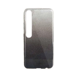 Θήκη Xiaomi Mi 10 / Mi 10 Pro Σιλικόνης Μαύρη Bling Silicone Case Black