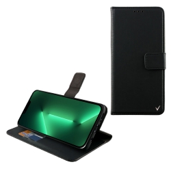 iPhone 14 Plus Θήκη Βιβλίο Μαύρο Volte-Tel Allure Magnet Book Stand Clip Black