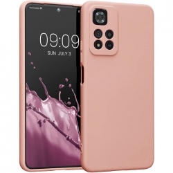 Xiaomi Redmi Note 11 Pro+ 5G Θήκη Σιλικόνης Καφέ Soft Touch Silicone Rubber Soft Case Brown