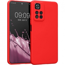 Xiaomi Redmi Note 11 Pro+ 5G Θήκη Σιλικόνης Κόκκινη Soft Touch Silicone Rubber Soft Case Red