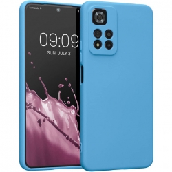 Xiaomi Redmi Note 11 Pro+ 5G Θήκη Σιλικόνης Γαλάζια Soft Touch Silicone Rubber Soft Case Baby Blue