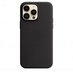 iPhone 14 Pro Max Θήκη Σιλικόνης Μαύρη Soft Touch Silicone Rubber Soft Case Black
