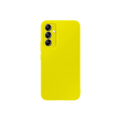 Samsung Galaxy A54 5G Θήκη Σιλικόνης Κίτρινη Soft Touch Silicone Rubber Soft Case Yellow