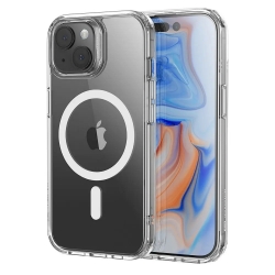 iPhone 15 Plus Θήκη Διάφανη ESR Classic Hybrid Halolock Magsafe Case Transparent