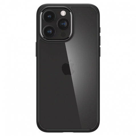 iPhone 14 Pro Max Θήκη Διάφανη - Μαύρη Spigen Ultra Hybrid Back Cover Matte Black ACS04817