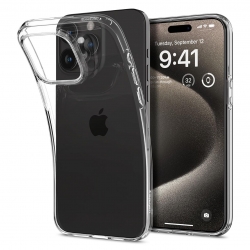 iPhone 15 Pro Max Θήκη Διάφανη Spigen Liquid Crystal Back Cover Crystal Clear ACS06557